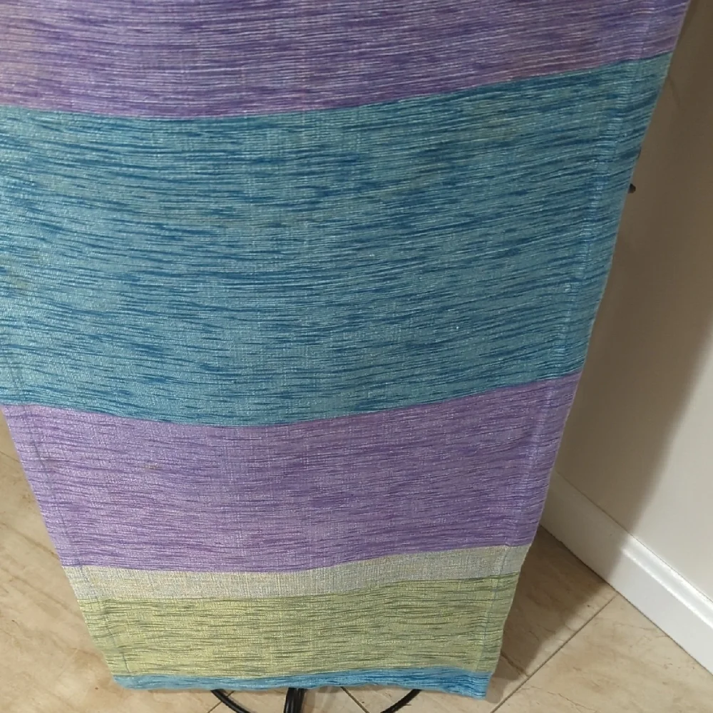 Crate&Barrel Blue and Green Runner